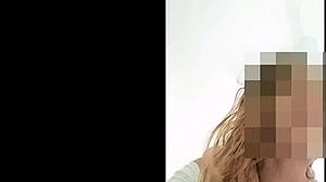 Husband leaves for neighbor to fuck wife's new big tits