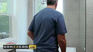 Adriana Chechik takes Keiran Lee's big cock in assfucking and squirting