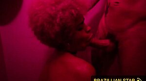 Hot girl enjoying a relaxing bath in the shower