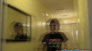 British bimbos fucked by nerd in group!!