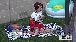 Did you see that tiny redhead's asshole blown out by the guy she met online?