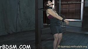 Rough Master Binds Slave For Nasty Cock Sucking Competition!