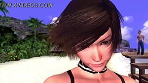 Reiko's Sexy Entrance In Rumble Roses XX