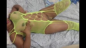 Milking Huge Cock With Deep Throat On Saggy Tits