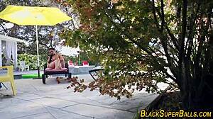 Teen Latina Rides Black