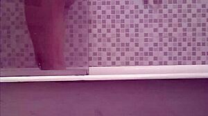 Spying on Sister While She Bathes