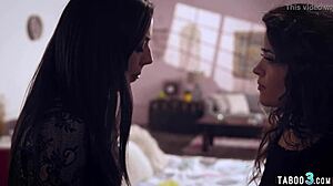 lesbian teen victoria voxxx tastes shaved pussy before wedding