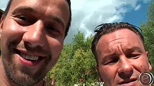 Jessica Moore solbader med Lauro Giottos cremede lotion