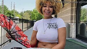 liv wild, thick texas newbie, shakes her ass while fucking bbc trent in close-up