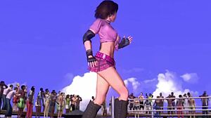 Reiko's Sexy Entrance In Rumble Roses XX