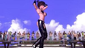 Reiko's Sexy Entrance In Rumble Roses XX