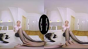 Skinny Mature In Stockings Blows POV In Hotel Room