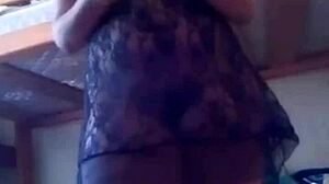 I slide a huge cucumber into my pussy and squirt everywhere, feeling so horny!