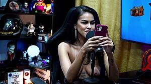 Bia Hot Checks Out Ruan's Dick in Sheer Podcast