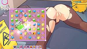 Tsundere milf boss gets tight pussy creampied at work 😏