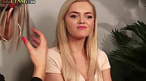 Group Women Perform Oral Acts On Guy In Clothed Setting.