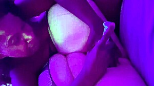 Chaye and Miss J explore black ebony toys in a playful session together.