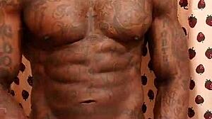 Worshipping that big black hairy dick 😍