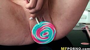 Emmanuelle london rushes home to finger herself