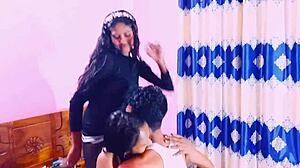 Sexy Teens Engage in Steamy Threesome with Hanif, Popy Khatun, and Sumona