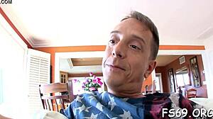 horny little 18+ babe invites a lad over for a hardcore fuck session