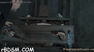 Rough Master Binds Slave For Nasty Cock Sucking Competition!