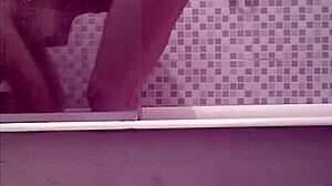 Spying on Sister While She Bathes