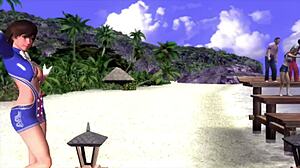 Reiko's Sexy Entrance In Rumble Roses XX