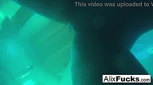 underwater hidden cam catches alix and jenna in steamy lesbian play