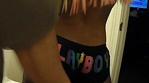 Cute ebony teen spanked