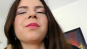 European Babe's Ass Gets Drilled In Cowgirl Position