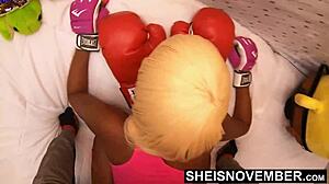 Secret Doggie Fuck with Ebony Stepdaughter