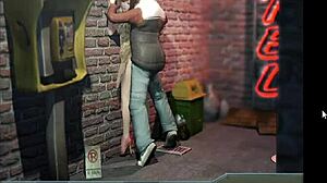 Overwhelmed With Desire, She Moans Loudly During A Hard Wall Fuck In The Office.