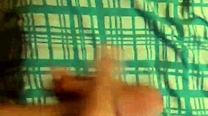 Young twinks masturbate in bedroom after gay porn.