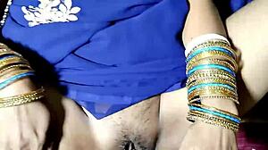 Neighbor boy bangs newly married wife after a wild blowjob in Hindi voice.