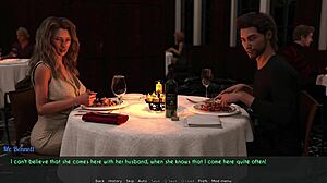 Varajuća žena u 3D igri šokira na večeri!