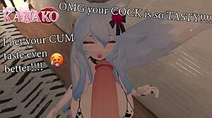 i cosplay as ganyu and beg for cum on my pretty face and tongue catgirl cowkini