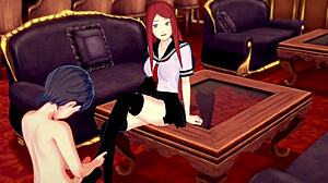 Does Kushina take massive creampies in Naruto hentai?