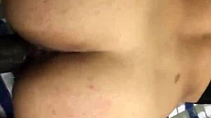 Oh wow, look at rootsgaia bouncing on hornyhorsee's big cock, that interracial gay action with big ass bent over!