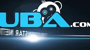 Big tit brunette gianna contrasts sucking and fucking the massive black cock