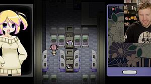 When you're stuck in a naughty escape game, what do you do with that cock?