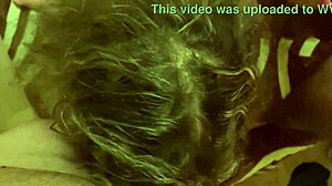 threesome with my hot wife and friend, she sucked both cocks 😏