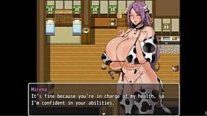 i'm milkin these massive cowgirl tits in mirenas ranch hentai game ep 1