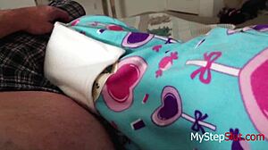 Step Dad's Cock Fills Daughter's Tight Pussy - Casey Ballerini in Action.