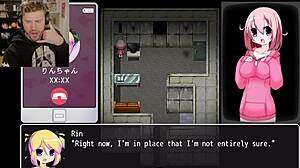 When you're stuck in a naughty escape game, what do you do with that cock?