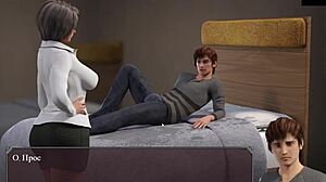 Slutty Milf In Group Titty Fuck And Cunilingus