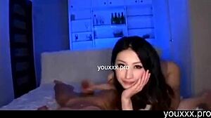 A hot vietnamese teen seduces her brother with a handjob