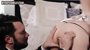 Curvy Milf Maid Gets Rimmed and Assfucked Hard