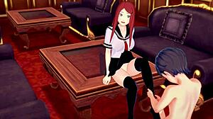 Does Kushina take massive creampies in Naruto hentai?