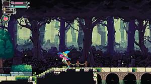 Flip witch pixel hentai game ep 6 femdom creampie in the forest